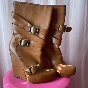 Nine West chestnuts boots